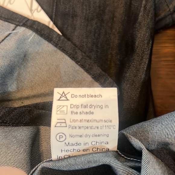 COOFANDY Men's Casual Dress Shirt Button Down — Long-Sleeve Denim. Small. NWT. - Picture 9 of 13